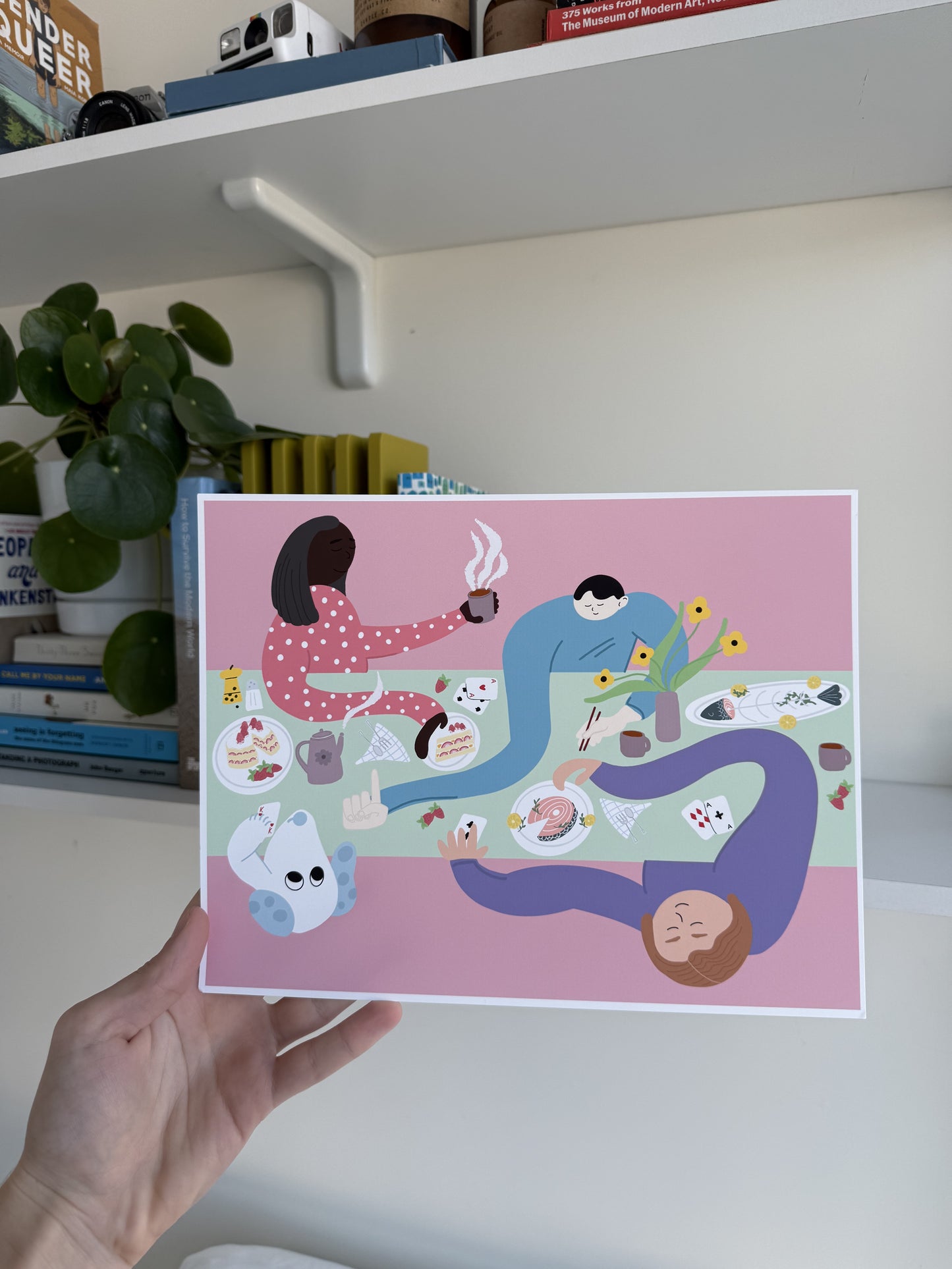 Pastel Plates Print